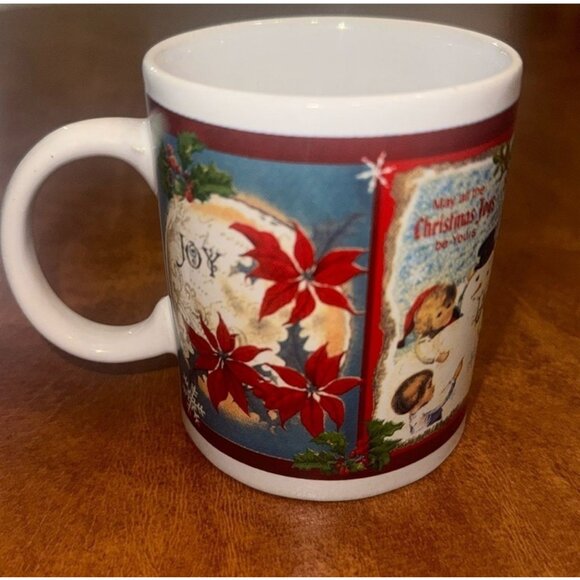 Set Of 6 Vintage Christmas Holiday Mugs - Picture 15 of 16